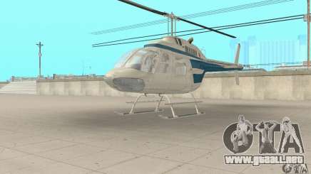 Bell 206B JetRanger II para GTA San Andreas