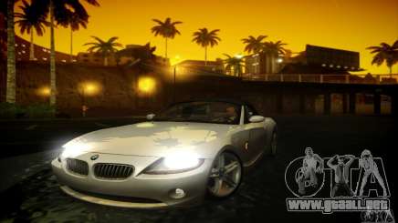 El BMW Z4 silver para GTA San Andreas