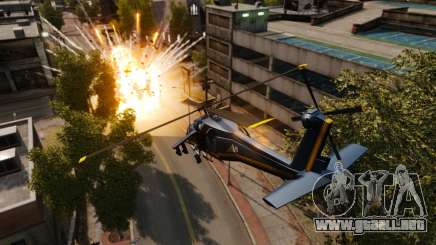 Un helicóptero con un RPG para GTA 4