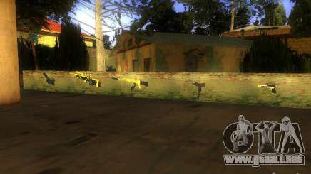 Armas en la calle Grove para GTA San Andreas