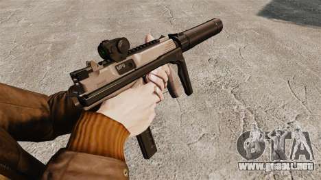 Táctica MP9 subfusil ametrallador v1 para GTA 4