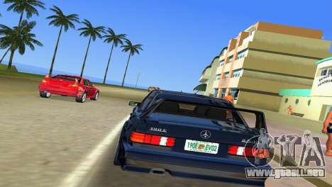 Mercedes-Benz 190E 1990 para GTA Vice City