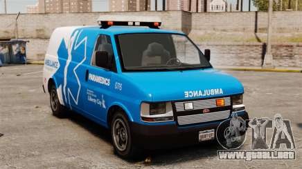 Ambulancia de Speedo LCEMS para GTA 4