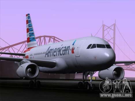 Airbus A319-112 American Airlines para GTA San Andreas