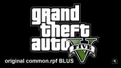 Common.rpf original BLUS para GTA 5
