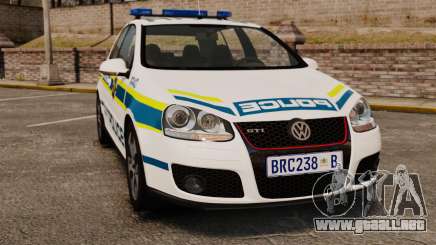 Volkswagen Golf 5 GTI Police v2.0 [ELS] para GTA 4