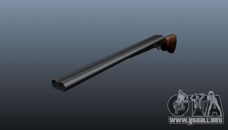 Escopeta de doble cañón para GTA 4