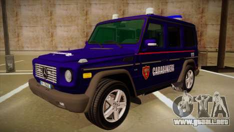 Mercedes Benz G8 Carabinieri para GTA San Andreas
