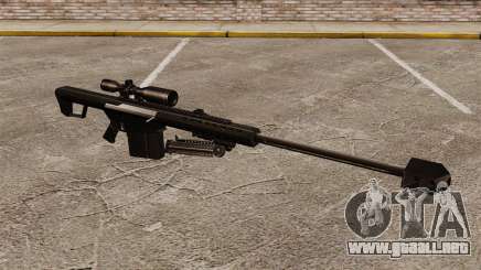 El francotirador Barrett M82 rifle v2 para GTA 4