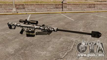 El francotirador Barrett M82 rifle v15 para GTA 4