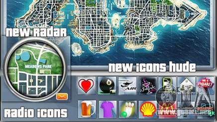 Map-Radar-HUD Pack para GTA 4