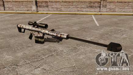 El francotirador Barrett M82 rifle v5 para GTA 4