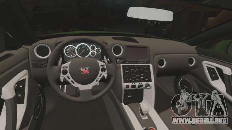 Nissan GT-R SpecV 2010 para GTA 4