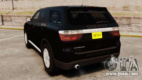 Dodge Durango 2013 Sheriff [ELS] para GTA 4