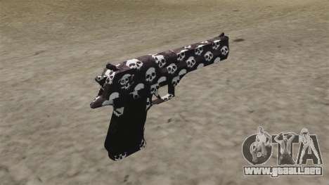 Pistola Desert Eagle cráneo para GTA 4