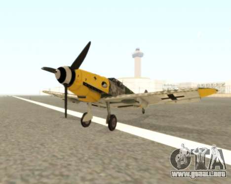 Bf-109 G6 v1.0 para GTA San Andreas
