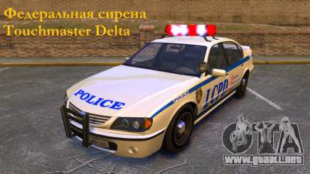 Sirena federal Touchmaster Delta para GTA 4