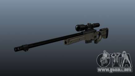 Rifle de francotirador AI Arctic Warfare policía para GTA 4
