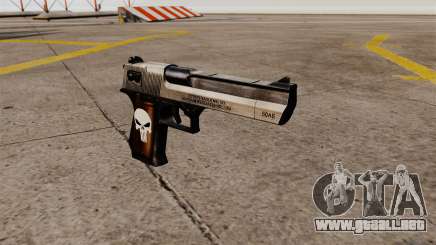 Pistola semi-automática Desert Eagle Punisher para GTA 4