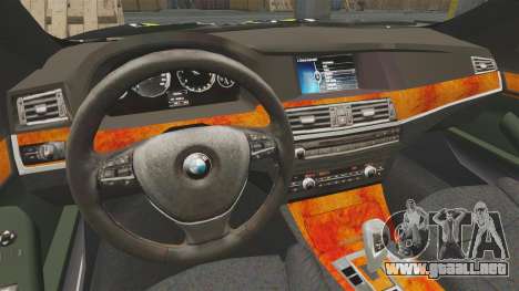 BMW 550i Metropolitan Police [ELS] para GTA 4