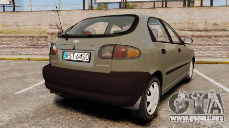 Daewoo Lanos S PL 2001 para GTA 4