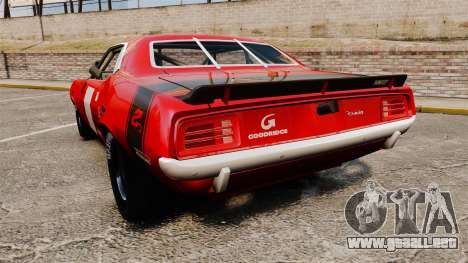 Plymouth Cuda AAR 1970 para GTA 4