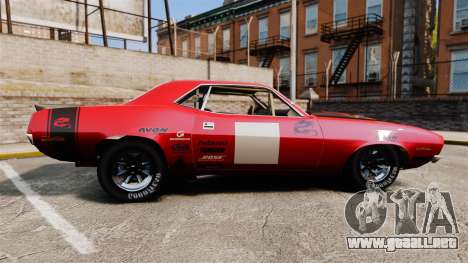 Plymouth Cuda AAR 1970 para GTA 4