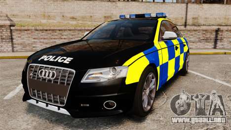 Audi S4 Police [ELS] para GTA 4