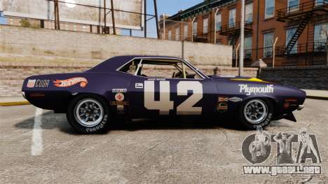Plymouth Cuda AAR 1970 para GTA 4