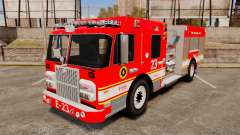 Division on Fire Columbus Firetruck [ELS] para GTA 4