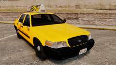 Ford Crown Victoria 1999 SF Yellow Cab para GTA 4