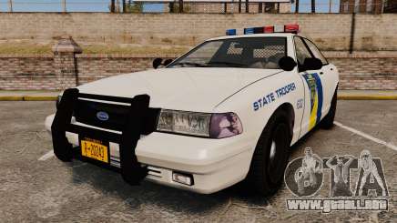 GTA V Vapid State Police Cruiser [ELS] para GTA 4