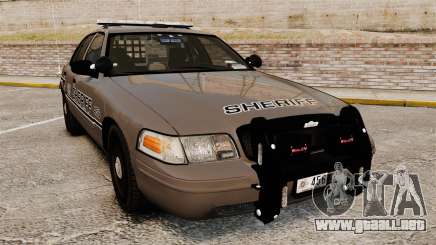 Ford Crown Victoria 2008 Sheriff Patrol [ELS] para GTA 4