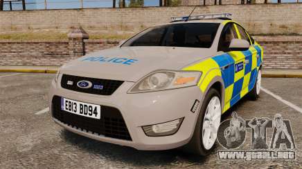 Ford Mondeo Metropolitan Police [ELS] para GTA 4