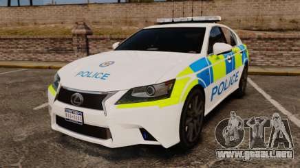 Lexus GS350 West Midlands Police [ELS] para GTA 4