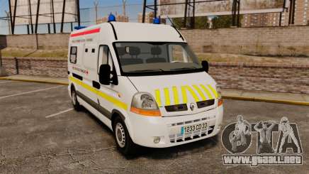 Renault Master French Red Cross [ELS] para GTA 4