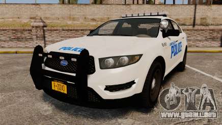 GTA V Vapid Police Interceptor LCPD [ELS] para GTA 4