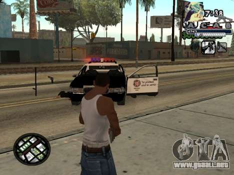 C-Hud Woozie Tawer para GTA San Andreas