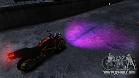 Luces de color púrpura para GTA 4