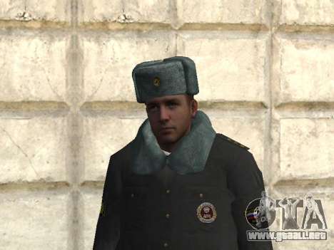 Pak agentes de la policía en el invierno uniform para GTA San Andreas