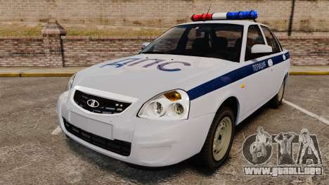 VAZ-2170 de Policía para GTA 4
