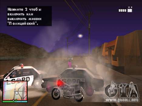 GTA 5 HUD v2 para GTA San Andreas