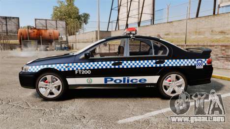 Ford BF Falcon XR6 Turbo Police [ELS] para GTA 4