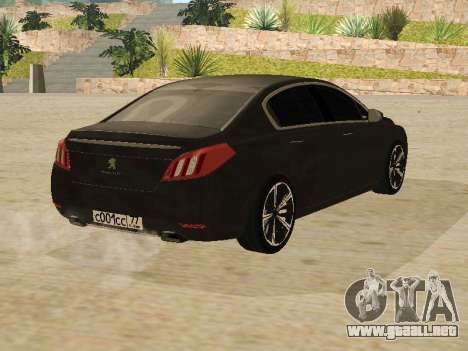 Peugeot 508 2011 v2 para GTA San Andreas