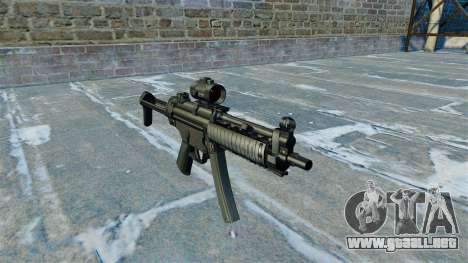 Subfusil MP5 RIS Nom900a para GTA 4
