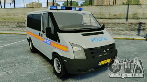 Ford Transit Metropolitan Police [ELS] para GTA 4