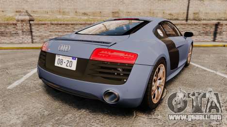 Audi R8 V10 plus Coupe 2014 [EPM] para GTA 4