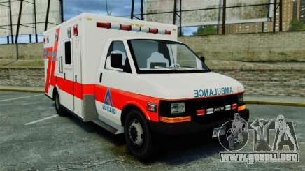Brute Luxaid Ambulance [ELS] para GTA 4