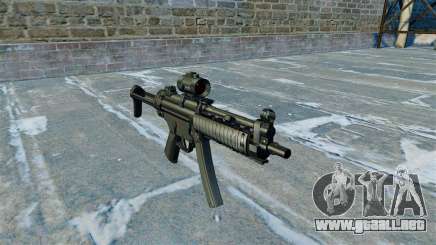 Subfusil MP5 RIS Nom900a para GTA 4