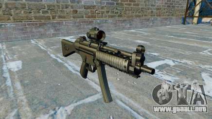 Subfusil MP5 RIS Nom900a para GTA 4